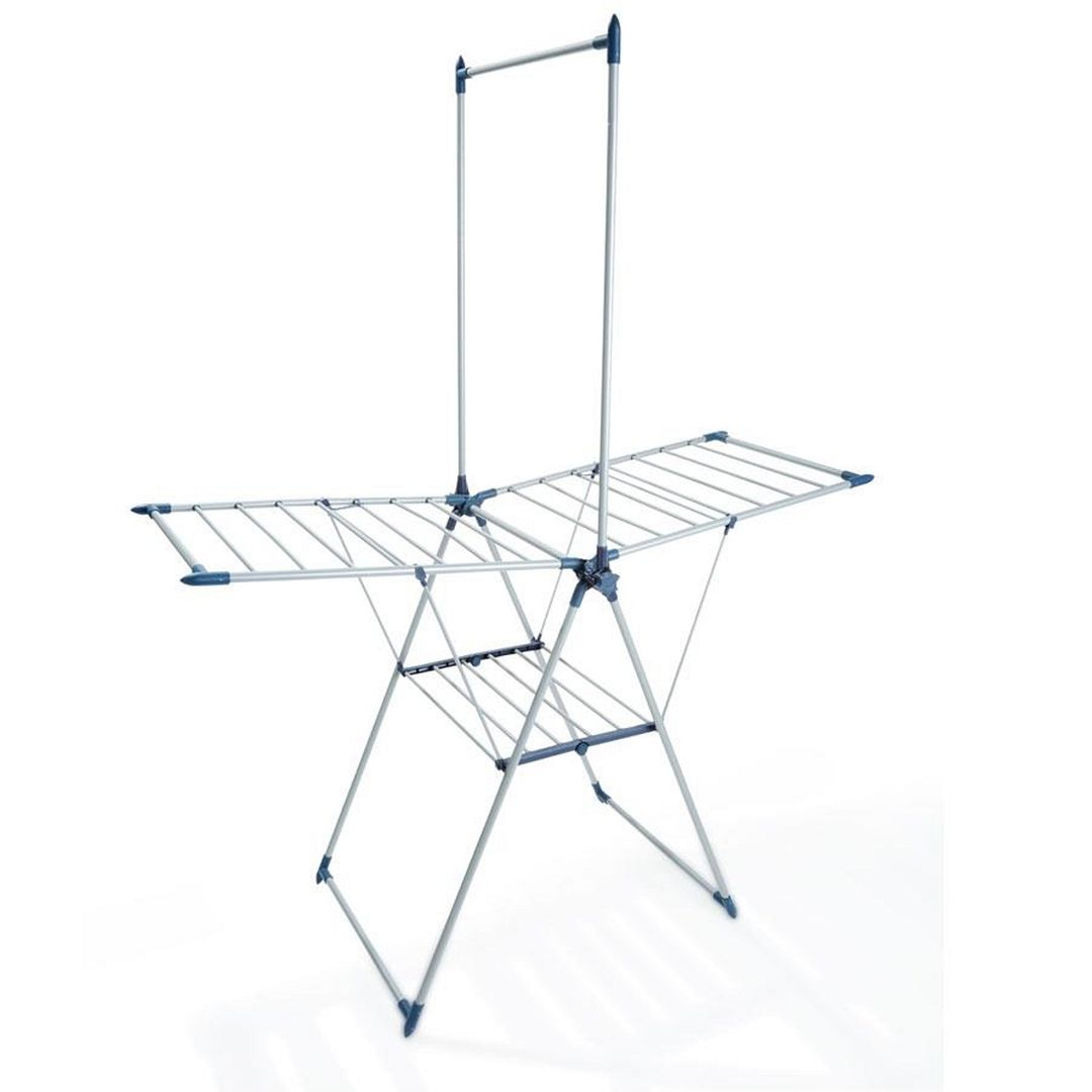 Winged Clothes Airer with Garment Rack Dryer Horse Drying Laundry Line